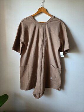 NWT FREE PEOPLE MOVEMENT MOCHA ROMPER LOOSE FITTING SIZE M
